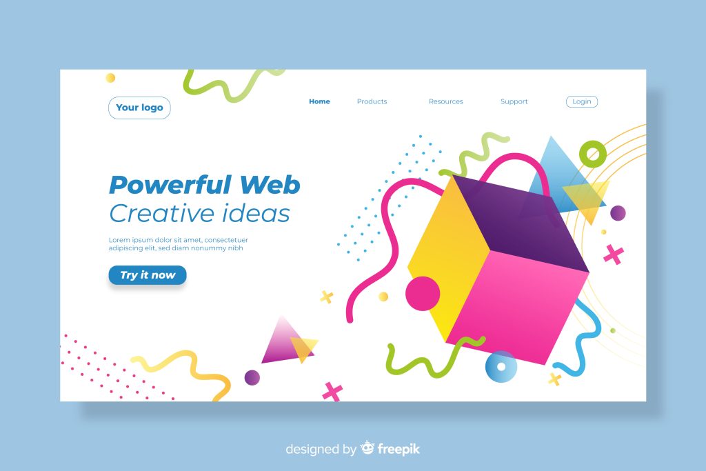 interactive website design